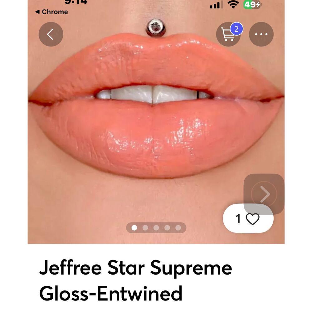 Jeffree Star   The Supreme Gloss (Orange Box) Entwined